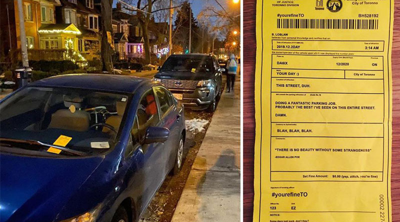 These pranksters turned parking tickets into a reason to smile and pay it forward.