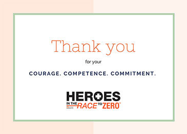 Thank you for your courage, competence, commitment eCard