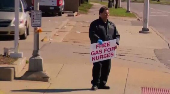 Free gas for nurses