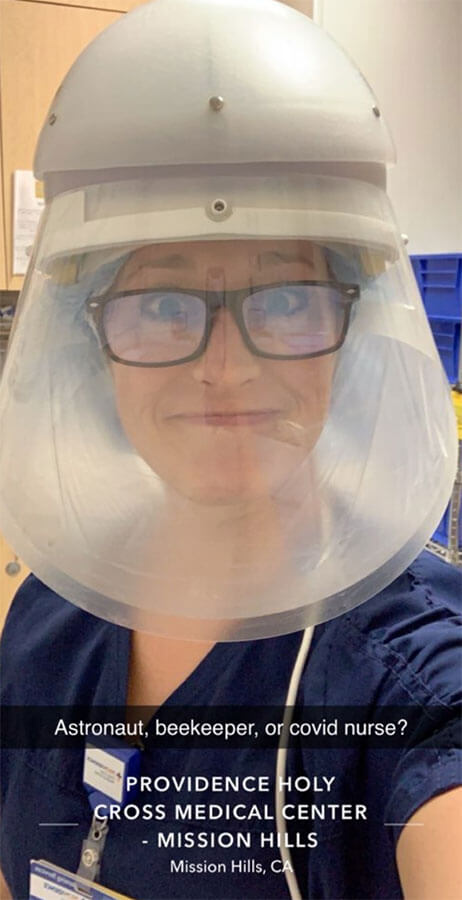 Astronaut or covid nurse?